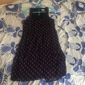 Navy with purple paisley sundress